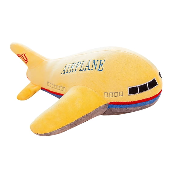 Almohada de avión de peluche TBKOMH 15.7 azul