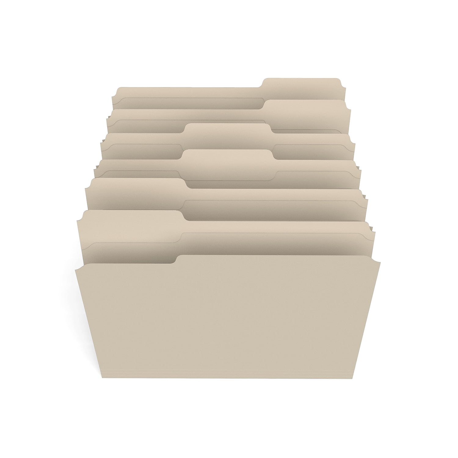Staples 100% Recy Reinforced Top-Tab File Folders 1/3 Cut Manila Letter 50/Bx TR452830/452830