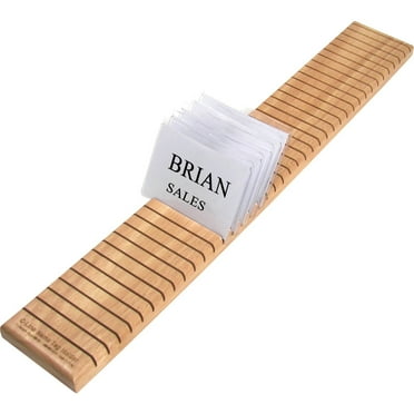 Wooden Name Badge Holder, 23 5/8 x 3 1/2 x 3/4, 1/EA