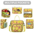 thumbnail image 2 of Insulated Lunch Bag Women, Leakproof Large Lunch Box, Reusable Lunch Cooler Bag with Adjustable Strap, Lunch Tote Bag for Work Women,Lemon Retro Lunch Tote Bags Gifts for Woman, Mom, 2 of 6