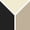 Black Soot/Old Ivory Cream, variant on Toddler Girls Fleece Crewnecks and Joggers, 4-Piece Outfit Set, 4-Piece, Sizes 2T-5T
