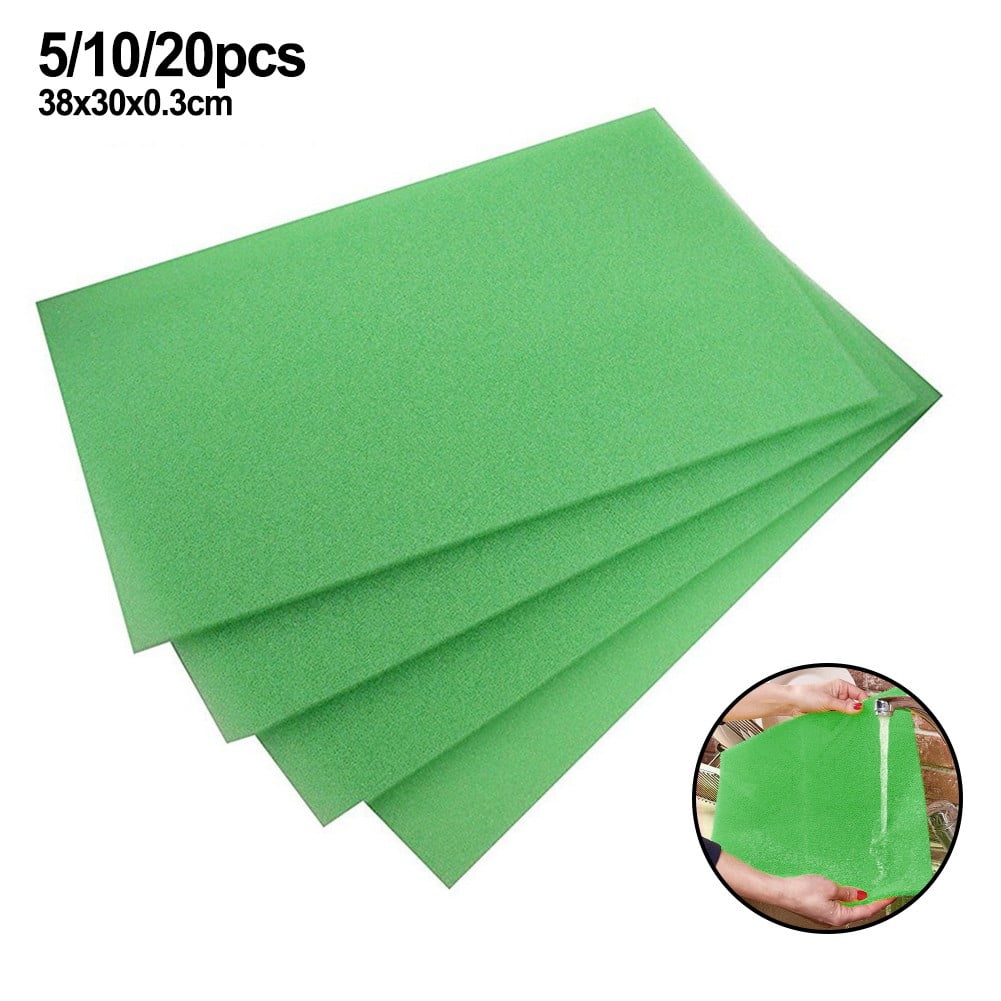Refrigerator Liners Washable, 10Pcs Fridge Drawer Liners Mats, Shelf Liner Reusable Sponge Keeps Produce Fresh Longer, Fruit & Veggie Life Extender