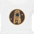 thumbnail image 4 of Inktastic Chinese Shar-pei Dog Art Girls Toddler Dress, 4 of 5