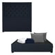 thumbnail image 1 of Box Base Cama Queen Size + Cabecera Mary Azul + Almohada 2Pack + Protector Cloud + Sabanas Softy, 1 of 8
