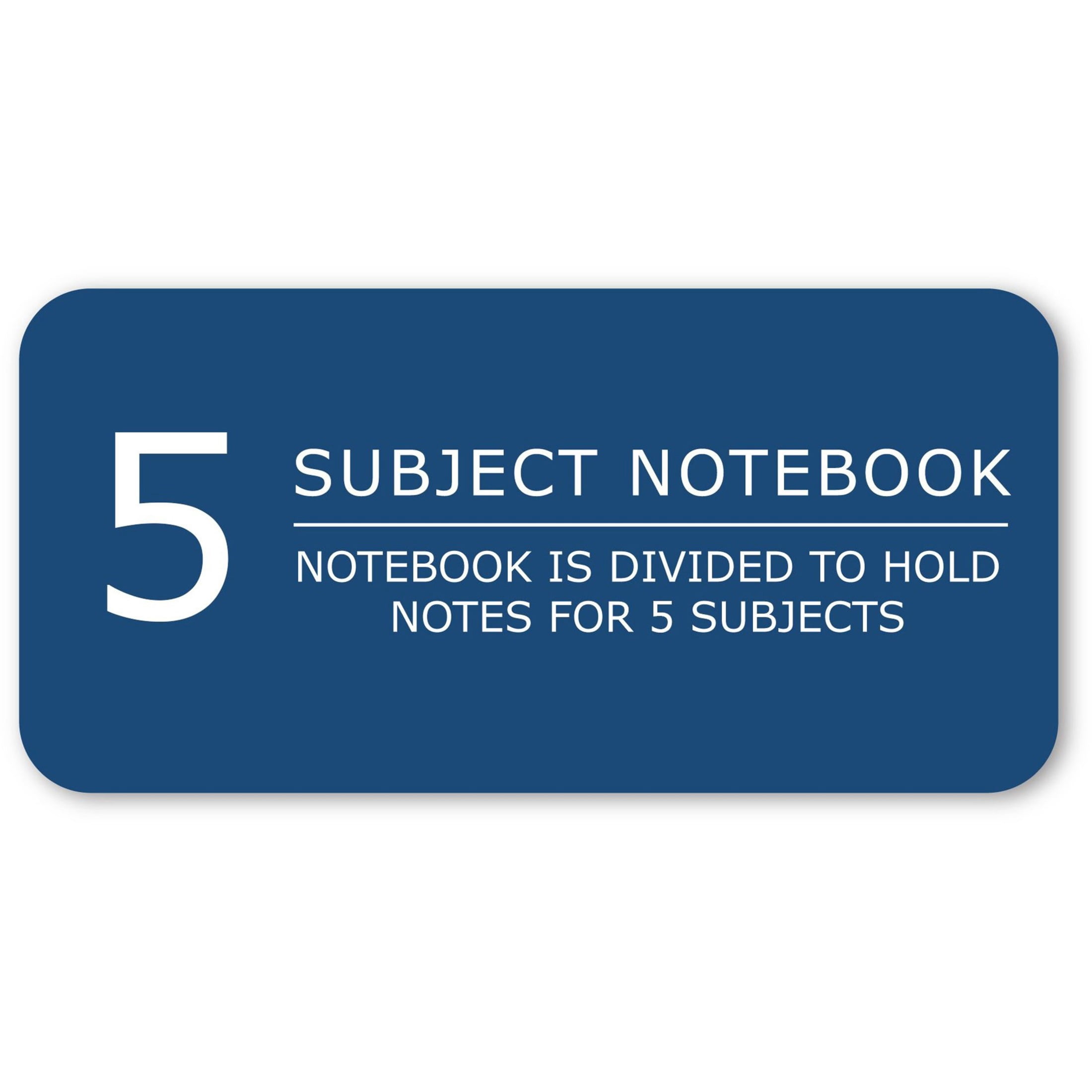 Roaring Spring Premium College Ruled Five Subject Spiral Notebook, 5 Double Pockets, 1 Case (12 Total), 11" x 9" 200 Sheets, Assorted Colors