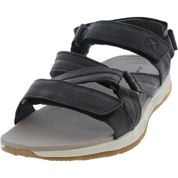 Hush Puppies Hush Puppies Men S Puli Backstrap Black Ankle High Leather Sandal 10 5m Walmart Com Walmart Com