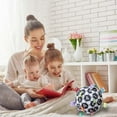 thumbnail image 2 of Plush Rattle Ball, Soft Sensory Ball with Rattle Ribbon Tag, Fine Motor Skills Toy, 2 of 5