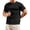 Black, variant on Luvrsol Tshirts for Men Stretch Solid Crew Neck Basic Tee Flexible Soft Layering Daily Undershirts S-2XL