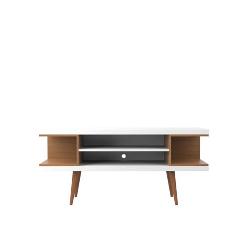 Utopia 53 14 Tv Stand With Splayed Wooden Legs And 4 Shelves In White Gloss And Maple Cream Walmart Com Walmart Com Utopia 53 14 Tv Stand With Splayed Wooden Legs And 4 Shelves In White Gloss And Maple Cream Walmart Com Walmart Com