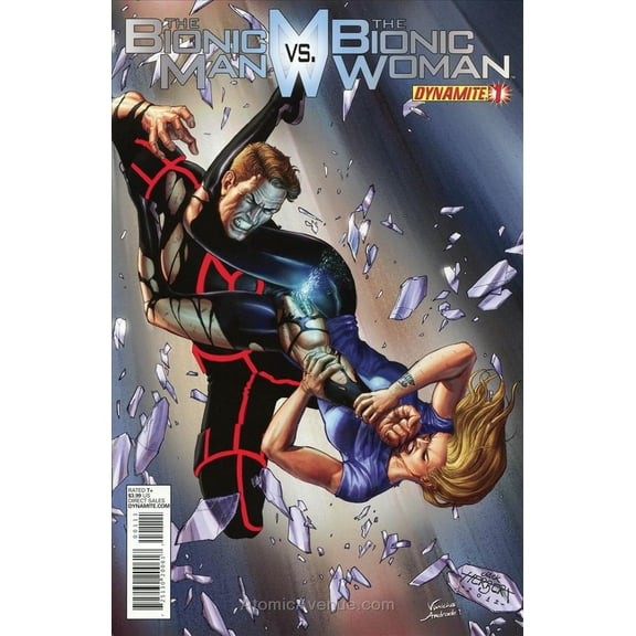 Bionic Man Vs. The Bionic Woman, The #1D VF ; Dynamite Comic Book