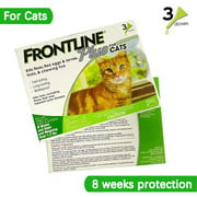 Merial Frontline Plus for Cats and Kittens (1.5 lbs and over) Flea and Tick Treatment, 3 Doses