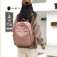 thumbnail image 4 of PRIYAL Nylon Backpack Casual Lightweight Resistant Travel Bag Adjustable Shoulder Straps, 4 of 15