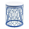 thumbnail image 5 of Furniture of America Ryk 2-Piece Nesting Table, Blue, 5 of 7
