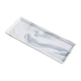 thumbnail image 4 of Bandeja de cerámica Injueey para tocador de baño rectangular Gris grande, 4 of 6