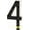 4, variant on 2026 New Solar House Numbers for Outside, LED Illuminated Address Sign, Dusk to Dawn Auto On/Off, No Drill Adhesive or Screw Mount, IP65 Waterproof Outdoor for House, Yard, Fence