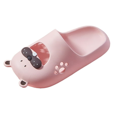 

Dyfzdhu Women s Cute Cartoon Bear Eva Soft Thick Soled Slippers In Summer