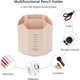 thumbnail image 2 of Desk Pen Holder, 5 Slots 360-Degree Spinning Pink Pencil Pen Desk Organizers Cute Pen Pencil & Cup Pot Organizer for Desk Office, School, Art Supply, 2 of 4