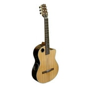 Boulder Creek Guitars ECL-4 Acoustic-Electric Solid Classical Guitar, Gloss Natural