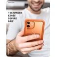 thumbnail image 7 of i-Blason Ares Series Designed iPhone 12 Mini Case 5.4 inch (2020 Release), Dual Layer Rugged Clear Bumper Case for iPhone 12 Mini with Built-in Screen Protector (Orange), 7 of 7