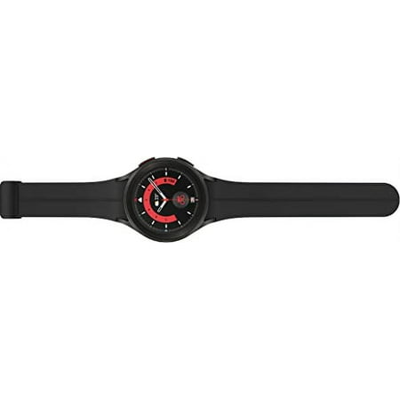 Galaxy Watch 5 Pro by Samsung Unisex 45mm Titanium Case, Wristwatch, Black