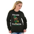 thumbnail image 3 of Woodsy Owl Trash Talker Give a Hoot Sweatshirt for Men or Women Brisco Brands S, 3 of 6