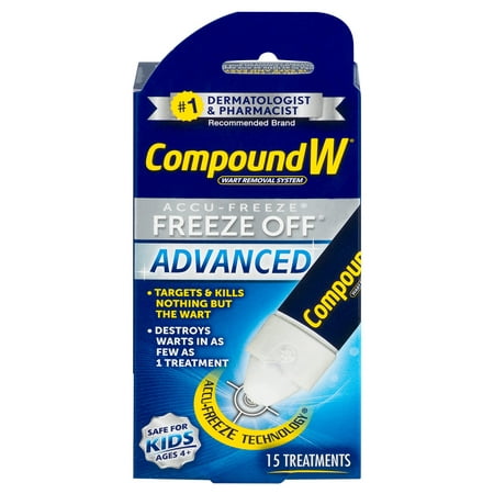 Compound W Accu-Freeze Freeze Off Advanced Wart Removal, 15 (Best Remedy For Warts On Feet)
