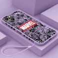 thumbnail image 1 of Marvel superhero cartoon For Apple iPhone 15 14 13 12 11 Pro Max Plus 8 7 SE Liquid Left Rope Phone Case Capa Soft Cover DMH, 1 of 7