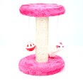 thumbnail image 1 of Small Pet Climbing Board Scratcher Cat House Hemp Rope Post Training Tool(Rose Red), 1 of 15