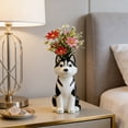 thumbnail image 5 of Dog Vase Resin Puppy Planter Flowers Vase, Whimsical Decor Animal Planter Pot for Home Decor Dog E, 5 of 5