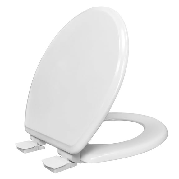 Mainstays Round Slow-Close Toilet Seat in White