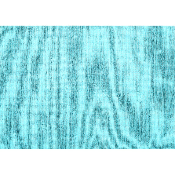 Ahgly Company Indoor Rectangle Abstract Light Blue Contemporary Area Rugs, 7' x 9'