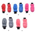 thumbnail image 2 of Bearachild 1 par de manoplas para niños, impermeables, de invierno, Unisex, cálidas, fáciles de combinar, portátiles, cómodas, diseño grueso para Suministros térmicos rojo Bearachild HA059230-01B, 2 of 4