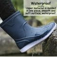 thumbnail image 3 of AUXDIQ Wellington Boots Men Mid-calf Wellies Waterproof Rain Boots Outdoor Garden Shoes, 3 of 6