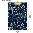 thumbnail image 3 of FMSHPON Cherry Blossoms Clipboard Hardboard Wood Nursing Clip Board and Pull for Standard A4 Letter 13x9 inches, 3 of 7
