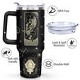 thumbnail image 3 of Virgo 40oz Handle Cup with Lid and Straw, Astrology Cup, Gothic Cup, Constellation Mug, Zodiac Gifts for Men Women, Constellation Gifts, 40oz Large Capacity Cups with Handles, Lids, and Straws, 3 of 7