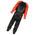 thumbnail image 1 of Ensemble de Sauna Entraînement Physique Exercice Gym Maison Combinaison de Sauna Veste à Capuche Pantalon Rouge m, 1 of 9
