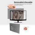 thumbnail image 4 of Computer Screen Blue Light Blocker, Blocks UV Blue Screen For Computer Monitor Blue Light Screen For Monitor With Hanging Anti Peeping, High Transmittance For 23 24 Inch, 4 of 7