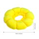 thumbnail image 5 of unbranded Collar Protector Para De Tela Plush Amarillo Adaptable Y Para Evitar Lamidos, 5 of 7