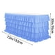 thumbnail image 2 of Pleated Tablecloth Five-layer Pleated Party Tablecloth Suitable For Tables Of Various Shapes, 2 of 2