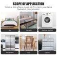 thumbnail image 6 of FELTECHELECTR 16pcs Washing Machine Feet Pads EVA Black Anti Shock Base Support, 6 of 8