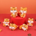 thumbnail image 3 of Decoración hogareña Gwong Tiger Ornamento adorable Exquisito mano de obra Lucky Bag Año del tigre DIY Decoración para el Año Nuevo Chino Gwong 21080492, 3 of 6