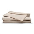 thumbnail image 1 of Sleepgram Viscose from Bamboo Full Bed Sheets w/2 Pillowcases, Sand, 1 of 6