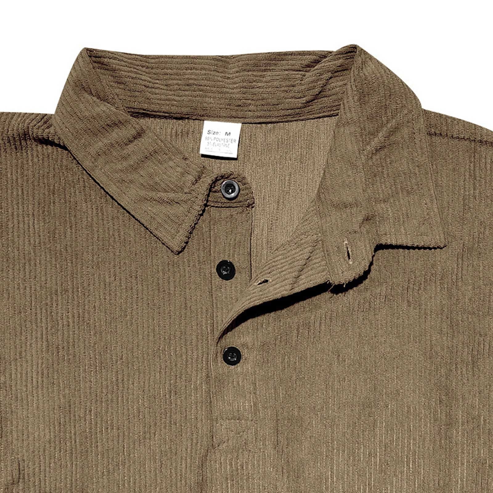 Costume Homme 2 Pièces - Chemise Velours Côtelé + Pantalon Décontracté - Tenue Occidentale élégante Pour Bureau Ou Loisirs - 7