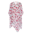 thumbnail image 4 of Kimono para mujer, traje de baño de playa, cárdigan de gasa, estampado floral de verano Fridja  hkj2131, 4 of 9