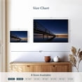 thumbnail image 4 of Elephant Stock Ammersee Pier Wall Art - Horizontal Canvas Wall Art - Living Room Wall Decor - Nautical Canvas - Blue And Black Decor - 12" x 8", 4 of 8