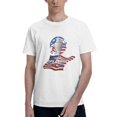 thumbnail image 1 of Copa America Usa 2024 T-Shirt à Manches Courtes Basique pour Hommes Mode Blanc Grand, 1 of 5