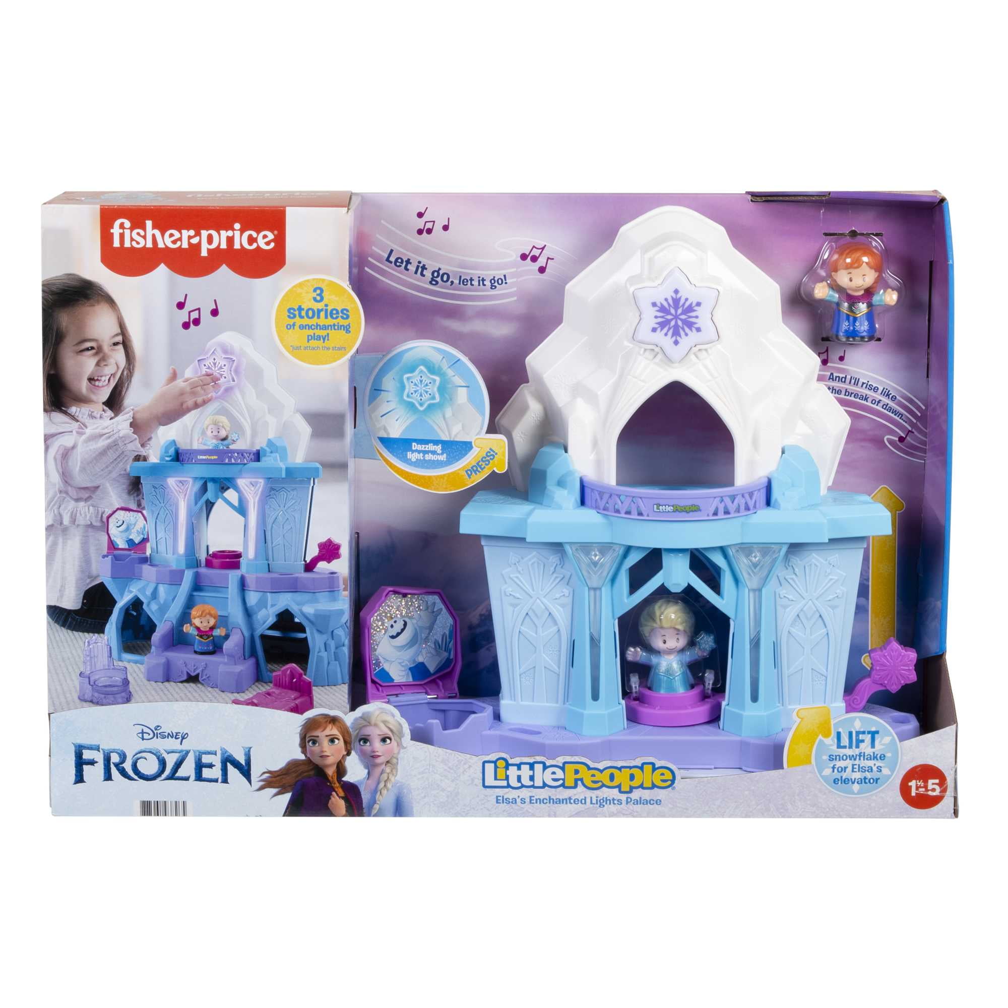 Fisher-Price Disney Frozen Elsa's Enchanted Lights Palace by Little People