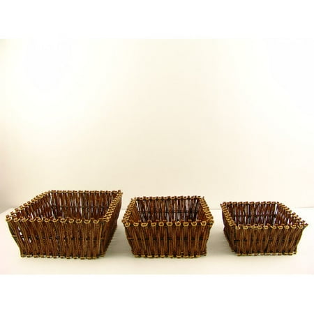 Firefly Home Collection Stem Basket (Set of 3)