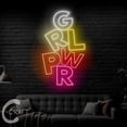 thumbnail image 2 of C-CRAFT Girl Power Neon Sign LED Light 33 inch for Women's Day Girl Club Wall Art Decor, 2 of 5