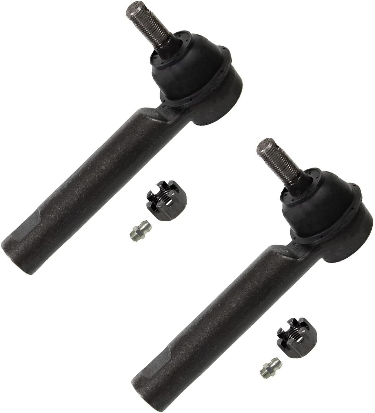 Detroit Axle - Front 6pc Suspension Kit for 2009-2010 Pontiac Vibe, 09-19 Toyota Corolla, 09-13 Matrix, 2 Outer Tie Rods 2 Sway Bar Links 2 Lower Ball Joints Replacement